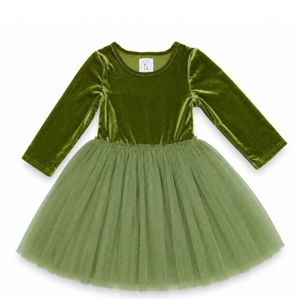 Taylor Joelle Girl’s Green Dress
